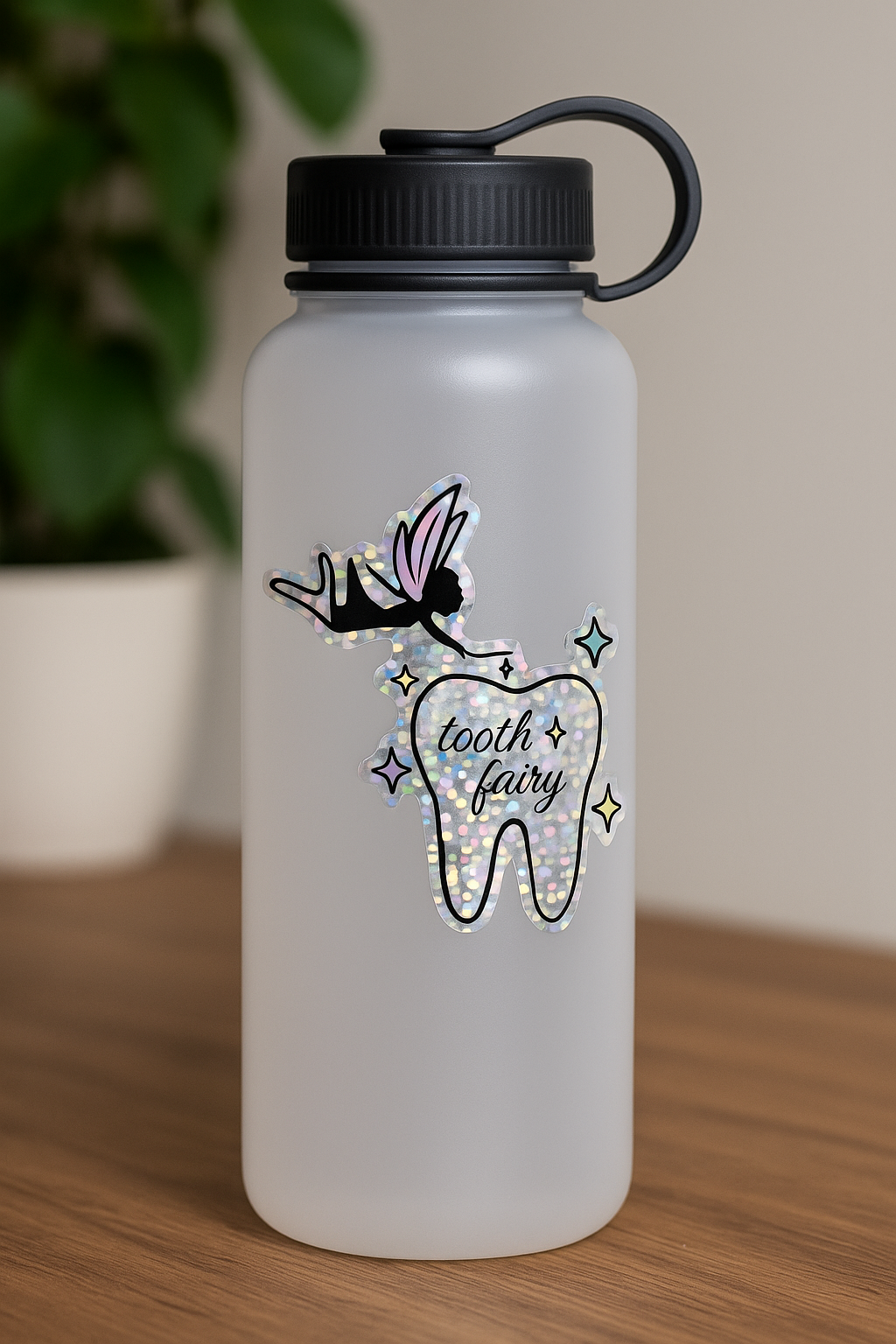 Tooth Fairy Sticker – Holographic Dental Vinyl Decal
