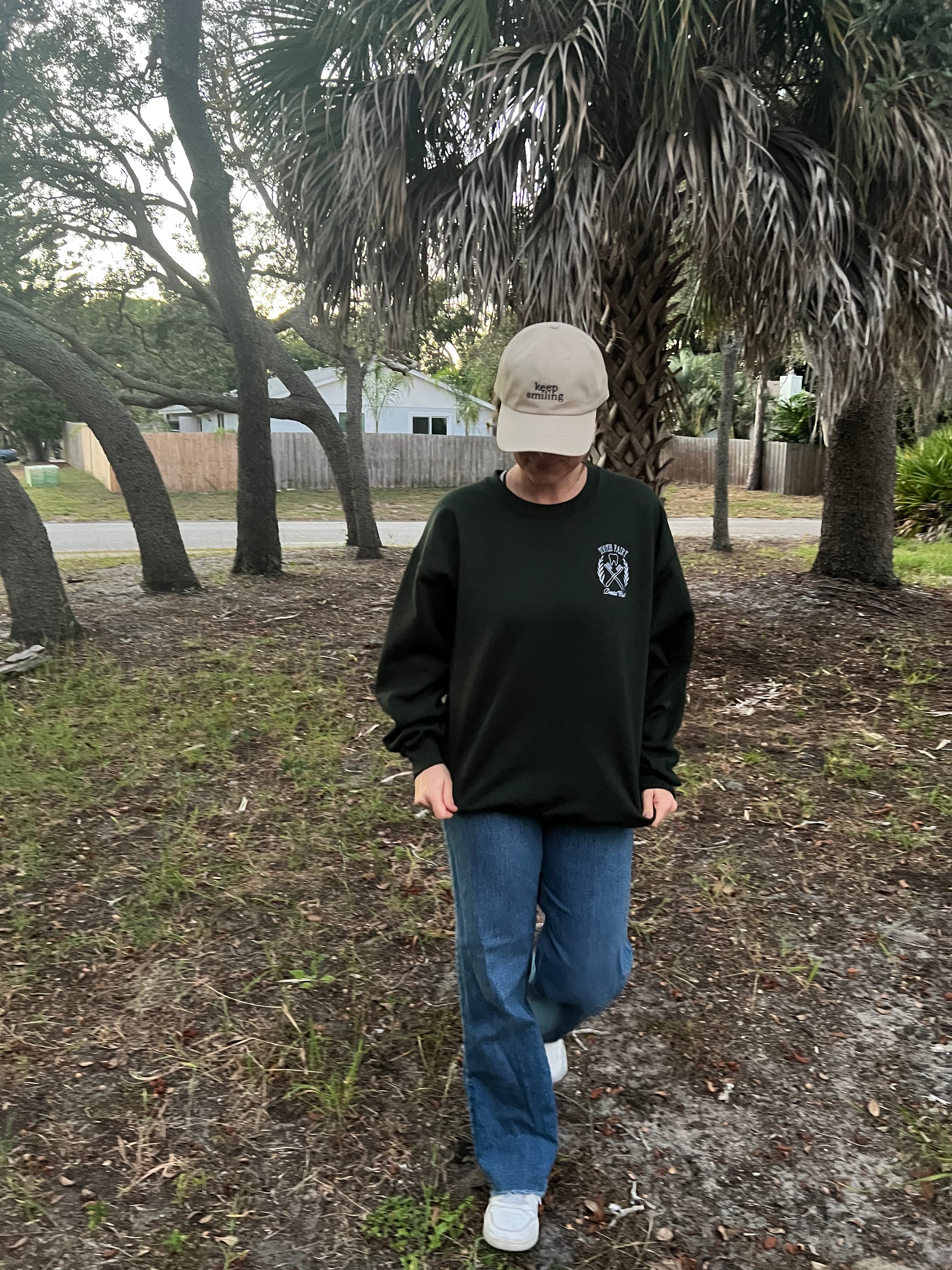 Dental Club Embroidered Crewneck Sweatshirt