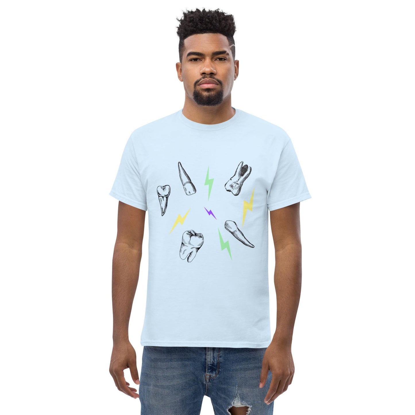 Dental Tshirt- Electric Teeth Cotton Tee