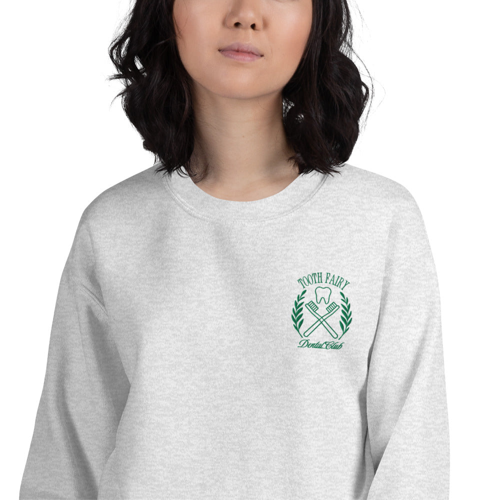 Dental Club Embroidered Crewneck Sweatshirt