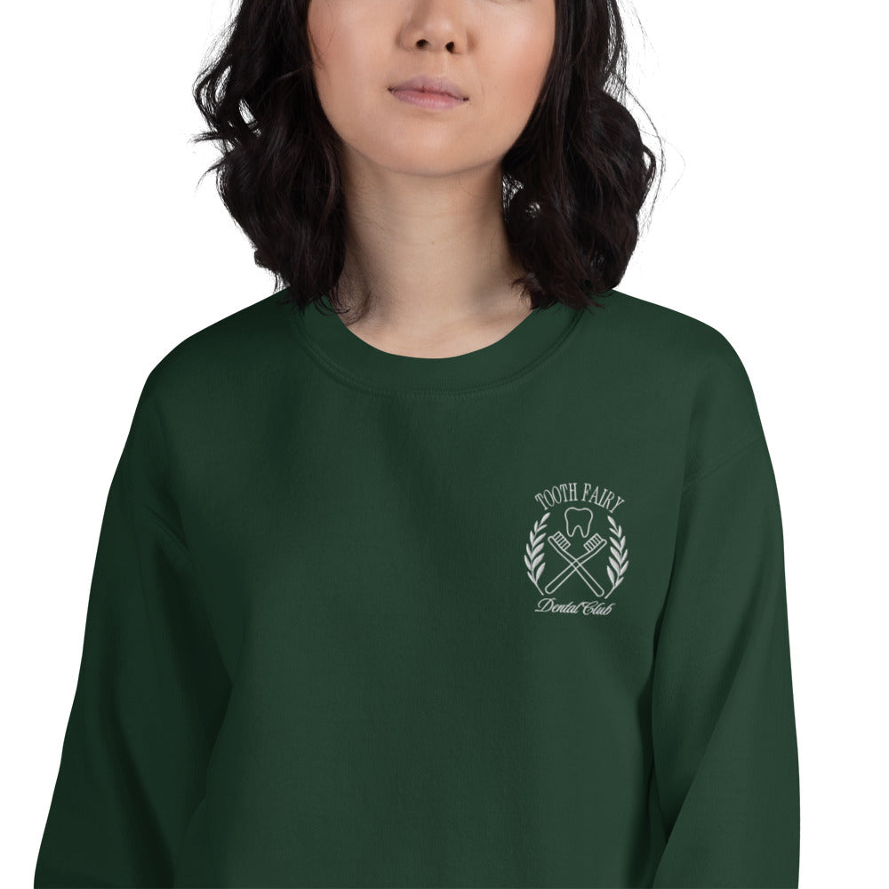 Dental Club Embroidered Crewneck Sweatshirt